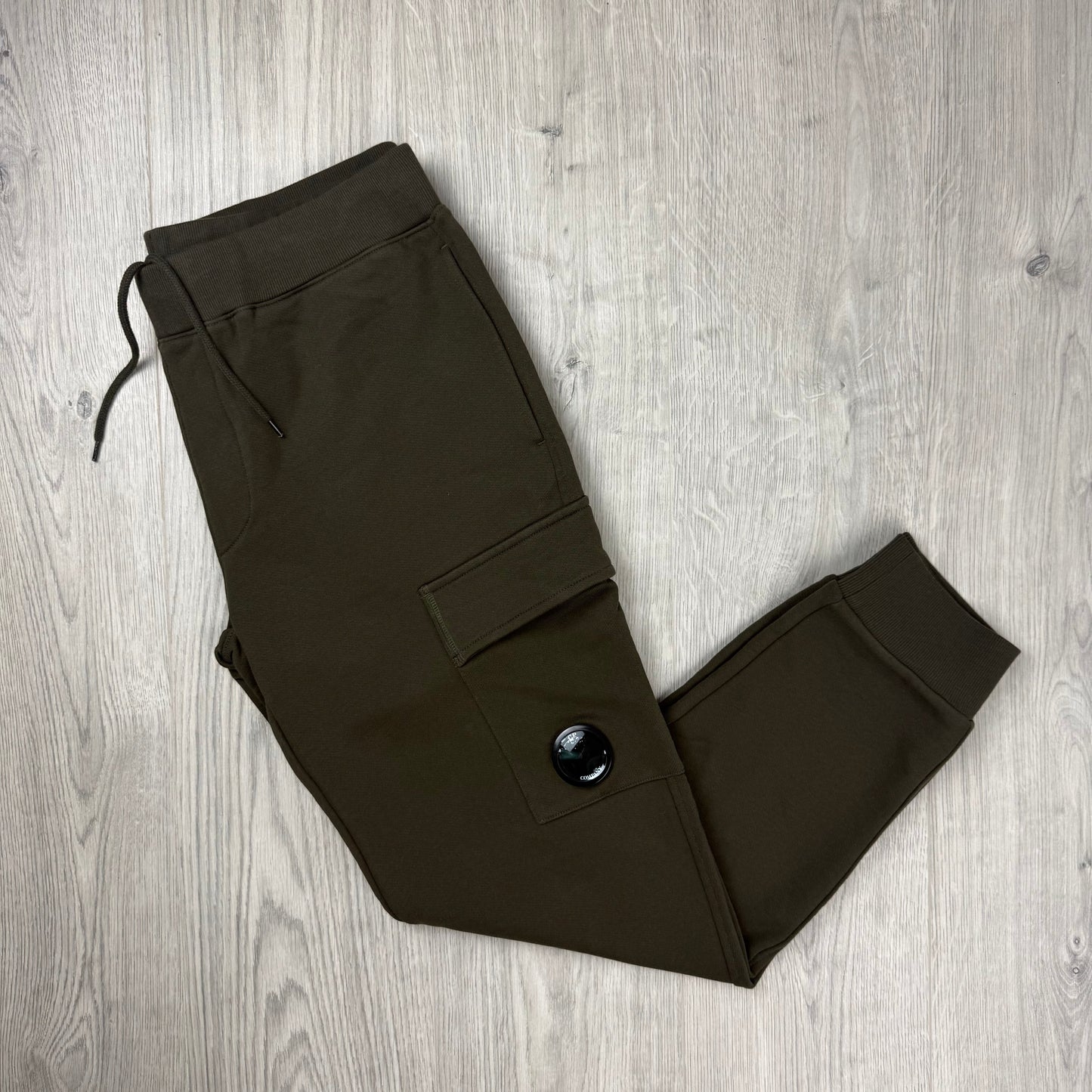 CP Company Raised Fleece Sweatpants - Khaki