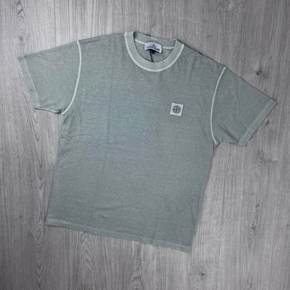 Stone Island 'Fissato' Patch T-Shirt - Sage