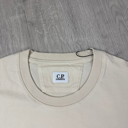 CP Company Faded Logo T-Shirt - Frozen Dew