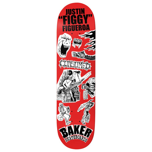 Baker Skateboard Deck Figgy Divine Evil 8.38" x 32"