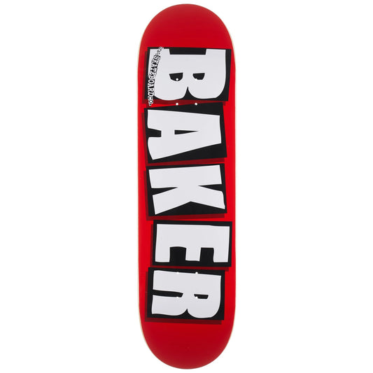 Baker Deck Brand Logo Red/White 8.625" x 32"