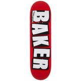 Load image into Gallery viewer, Baker Deck Brand Logo Red/White 8.625" x 32"
