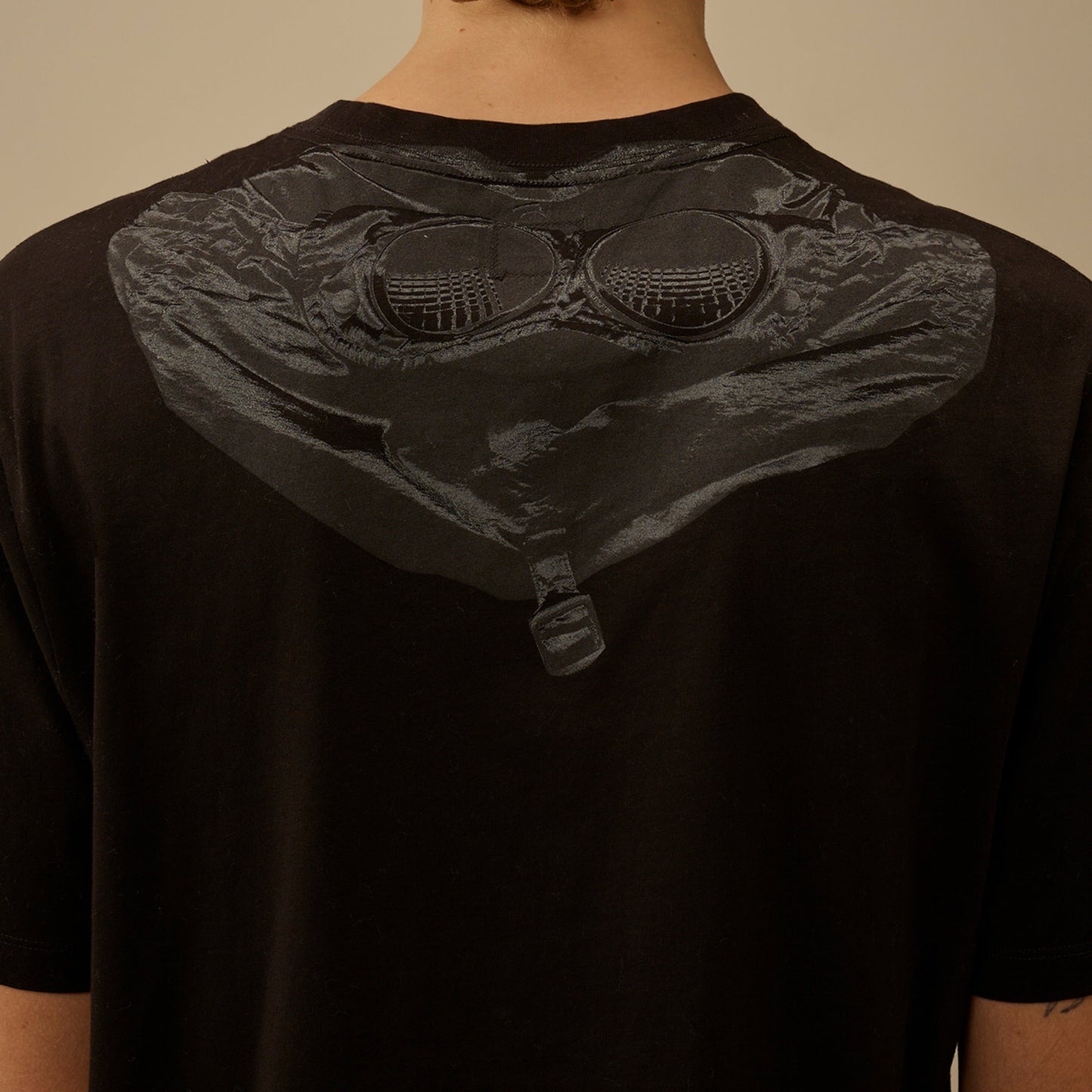 Cp Company 030A Goggle Print T-Shirt In Black
