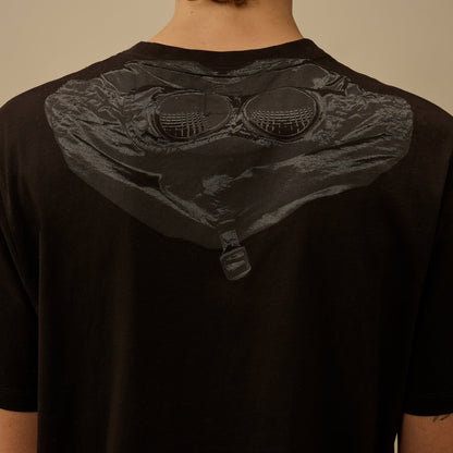 Cp Company 030A Goggle Print T-Shirt In Black