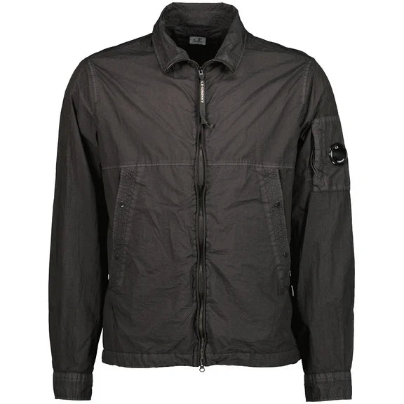 Cp Company 110A Taylon L Lens Overshirt In Black