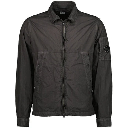 Cp Company 110A Taylon L Lens Overshirt In Black