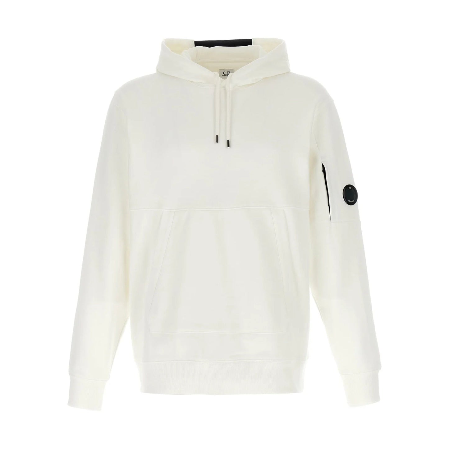 Cp Company 024A Diagonal Raised Overhead Hoodie In White