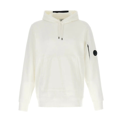 Cp Company 024A Diagonal Raised Overhead Hoodie In White