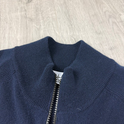 Stone Island Knit Zip Fleece - Navy