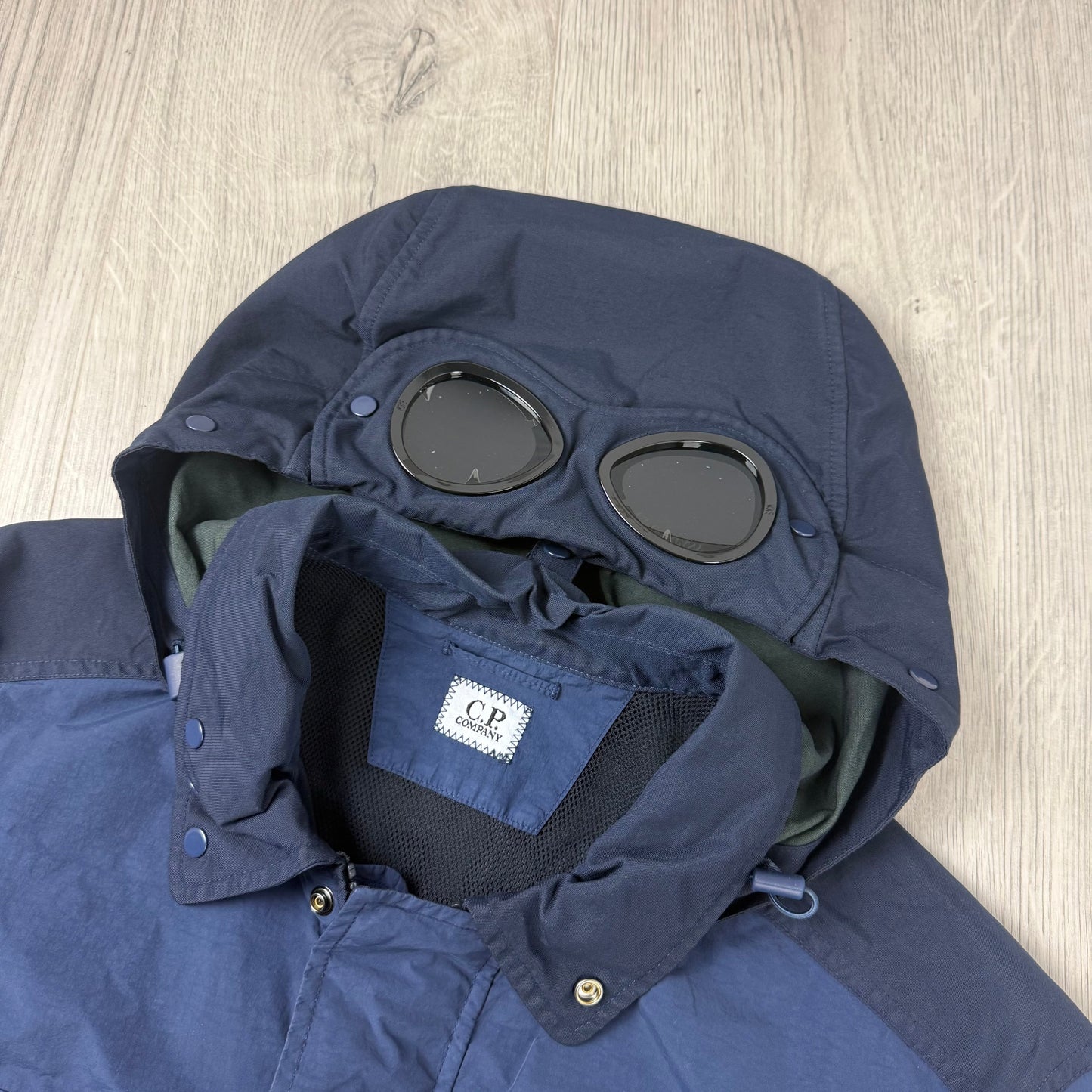 CP Company Nylon Goggle Overshirt - Midnight Navy