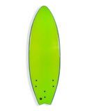 Load image into Gallery viewer, BEETLE 5'5 Soft Top Surfboard - Blue/Green