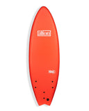 Load image into Gallery viewer, BEETLE 5'5 Soft Top Surfboard - Red/White