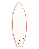 Load image into Gallery viewer, BEETLE 5'5 Soft Top Surfboard - Red/White