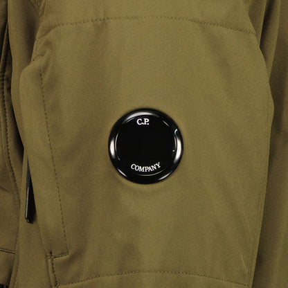 Cp Company 002A Shell-R Lens Jacket In Ivy Green