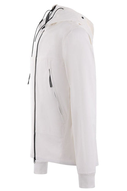 Cp Company 001A Shell-R Goggle Jacket In White