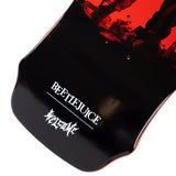 Load image into Gallery viewer, Welcome Skateboards x Beetlejuice Deck Carousel on Widow Red Dip 10" x 31"