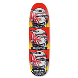 Load image into Gallery viewer, Black Label Skateboard Deck Omar Hassan Never Stop Shof Edition Black Widow Red 9.25" x 32.25"