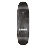 Load image into Gallery viewer, Black Label Skateboard Deck Omar Hassan Never Stop Shof Edition Black Widow Red 9.25" x 32.25"