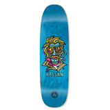 Load image into Gallery viewer, Black Label Skateboard Deck Omar Hassan Smoking Section Black Widow Assorted 9.25" x 32.25"