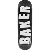 Load image into Gallery viewer, Baker Skateboard Deck Brand Logo Veneers B2 Black 8.25"