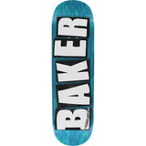 Load image into Gallery viewer, Baker Skateboard Deck Brand Logo Veneers B2 Blue 8.25"