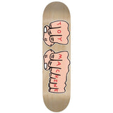 Load image into Gallery viewer, Toy Machine Skateboard Deck Fists Natural 8.0" x 32"