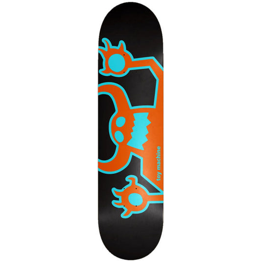Toy Machine Skateboard Deck Original Monster Black/Orange 8.25" x 31.75"