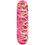 Load image into Gallery viewer, Bacon Skateboard Deck Logo Veneer Pink 8.5" x 32.5"