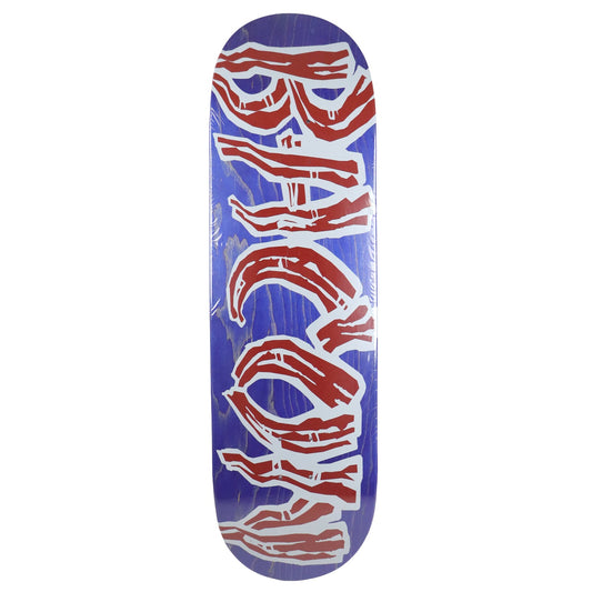 Bacon Skateboard Deck Logo Veneer Purple 9.0" x 32.75"