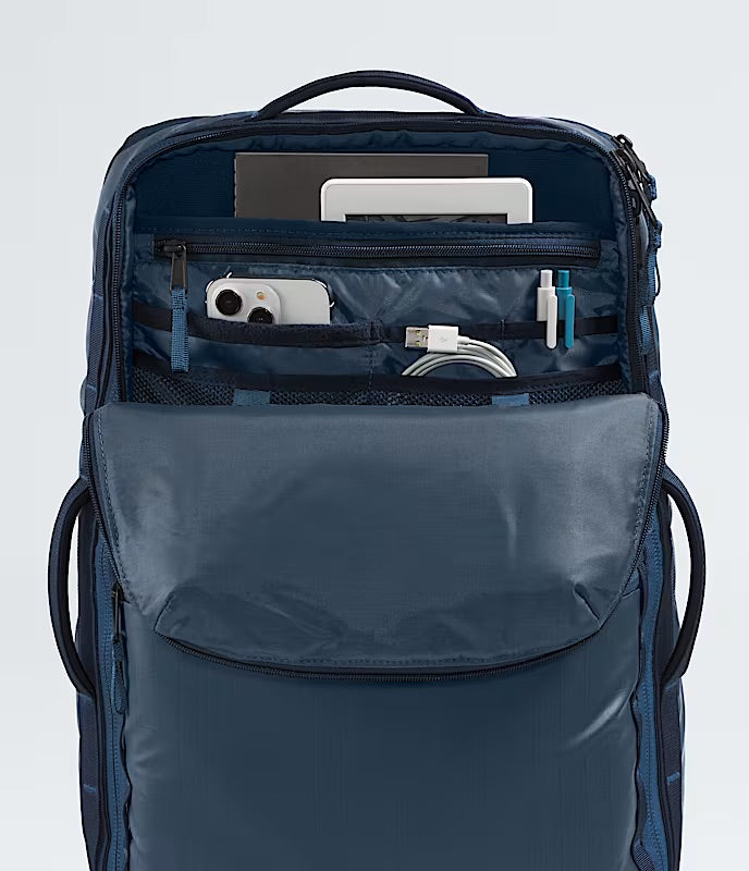 The North Face - Base Camp Voyager Travel Pack - Shady Blue/Summit Navy