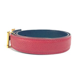 Load image into Gallery viewer, Hermes Belt H Constance Mini Leather Red And Navy