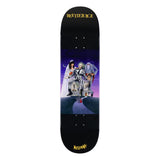 Load image into Gallery viewer, Welcome X Beetlejuice Skateboard Deck Showtime On Popsicle Black/Purple 8.5" x 32.35"
