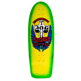 Load image into Gallery viewer, Dogtown Skateboard Deck Bull Dog OG 70s Classic Yellow/Green 10" x 29.622"