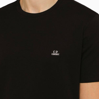 C.P. Company 30/1 Jersey Logo T-shirt Black