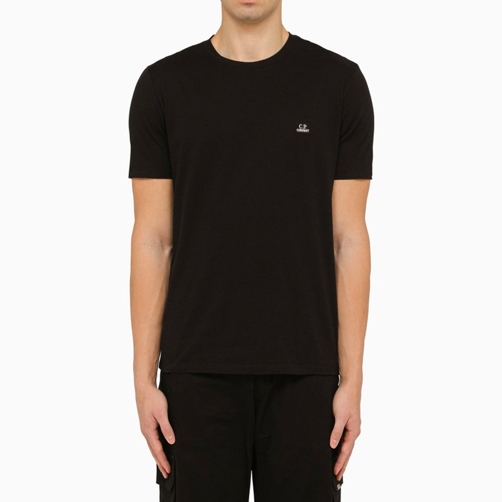 C.P. Company 30/1 Jersey Logo T-shirt Black