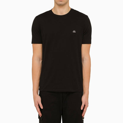 C.P. Company 30/1 Jersey Logo T-shirt Black