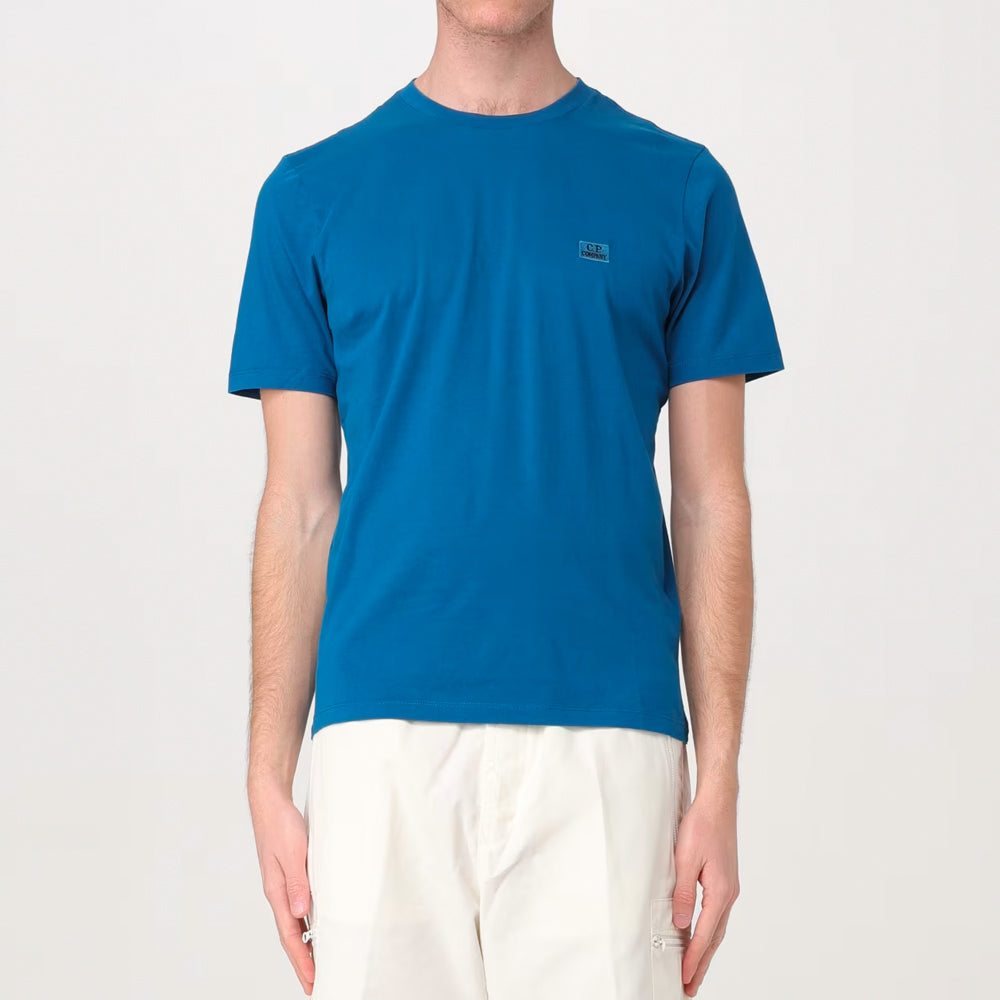 C.P. Company 30/1 Jersey Logo T-shirt Ink Blue