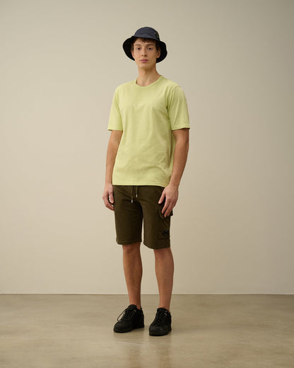 C.P. Company Light Fleece Utility Shorts Ivy Green