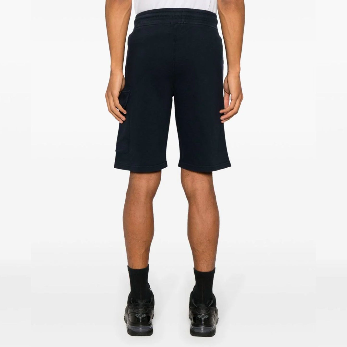 C.P. Company Light Fleece Utility Shorts Total Eclipse