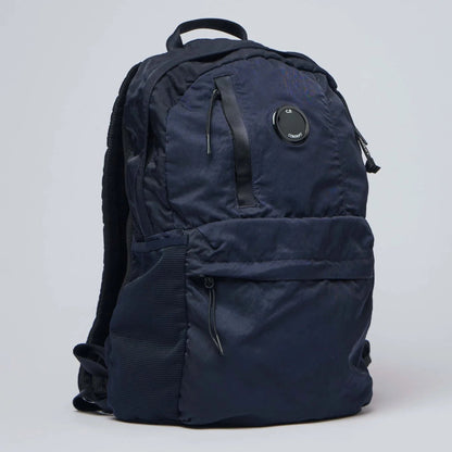 Cp Company Nylon B Lens Backpack In Navy