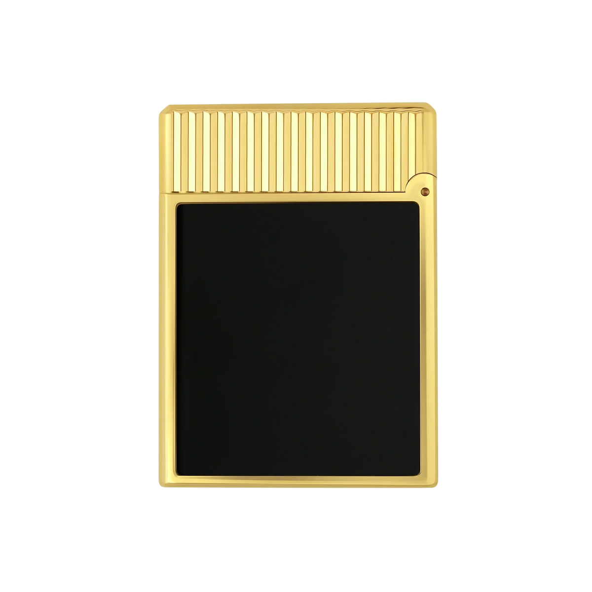 S.T. Dupont Ligne 1 Black Lacquered Gold Lighter/Briquet C14120