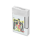 Load image into Gallery viewer, S.T. DUPONT LIGNE 2 PICASSO WHITE LIGHTER/BRIQUET C16001