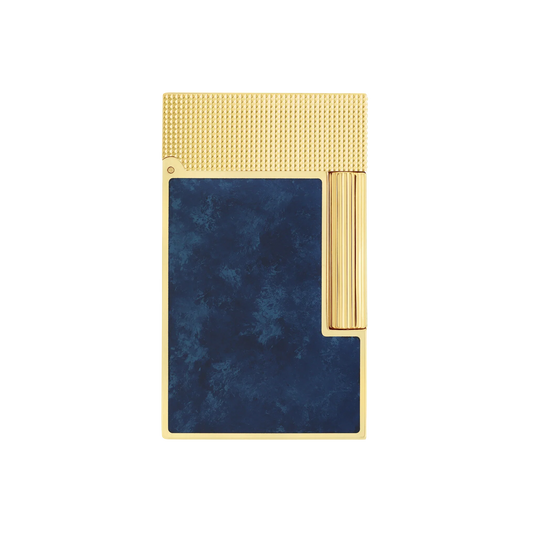 S.T. Dupont Ligne 2 Cling Popote Blue Lacquered Savoir-Faire Lighter/Briquet C16017CL