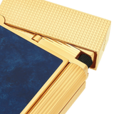 Load image into Gallery viewer, S.T. Dupont Ligne 2 Cling Popote Blue Lacquered Savoir-Faire Lighter/Briquet C16017CL