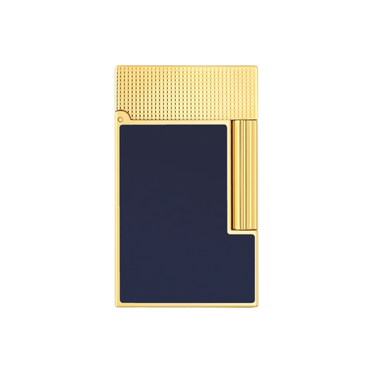 S.T. DUPONT Ligne 2 Micro Diamond Head Dark Blue Lighter/Briquet C16457