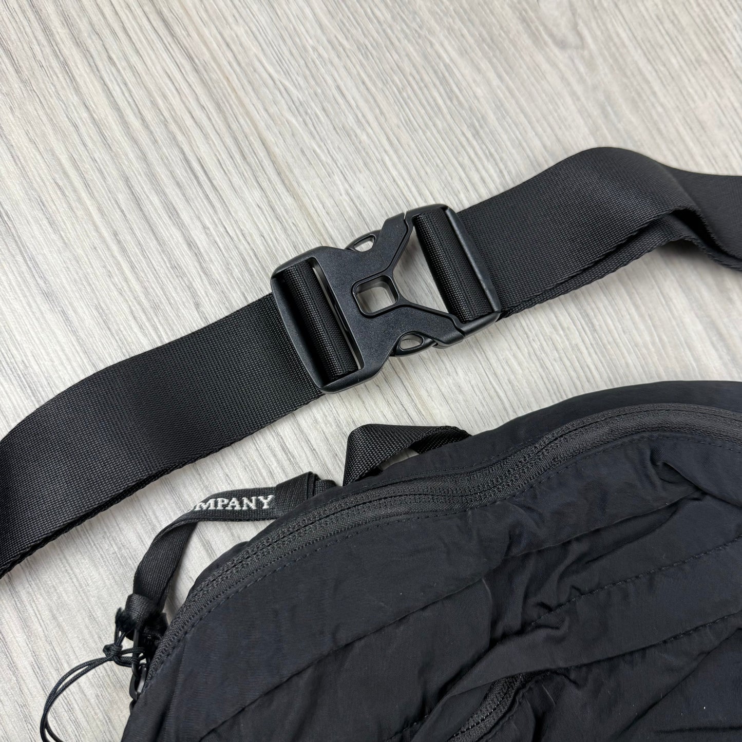 CP Company Zip Chrome Bag - Black