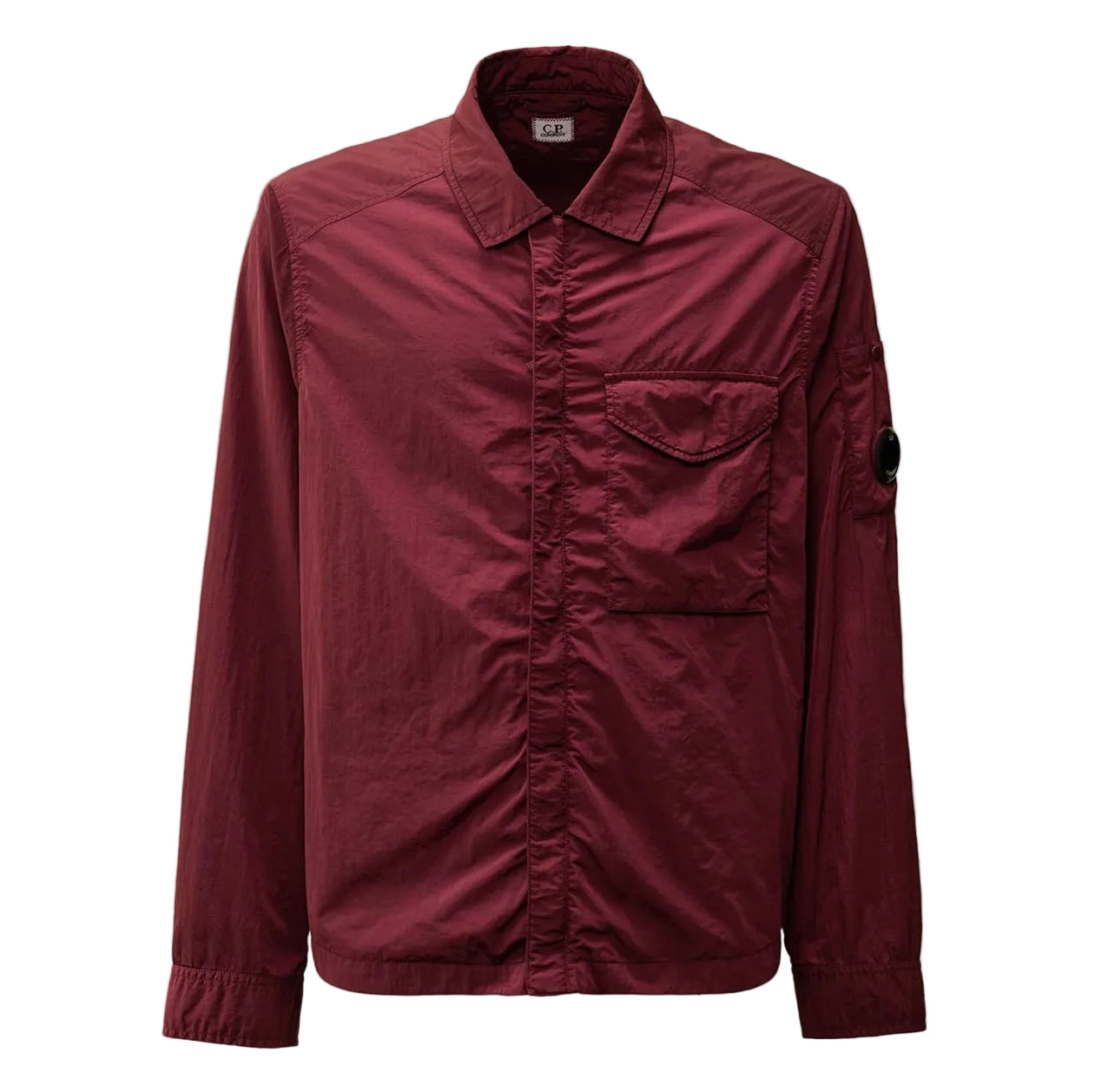 Cp Company 095A Chrome Lens Overshirt In Potent Purple