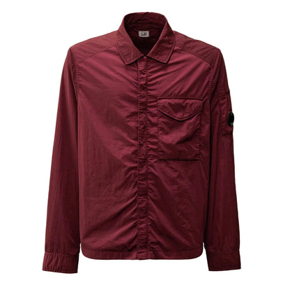 Cp Company 095A Chrome Lens Overshirt In Potent Purple