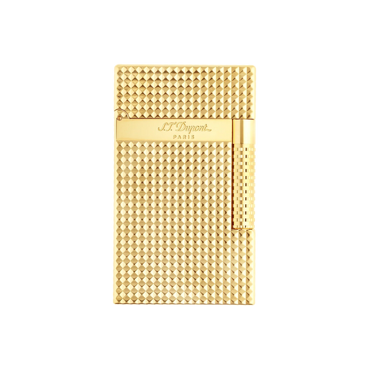S.T. DUPONT Le Grand Diamond head Lighter Gold Lighter/Briquet C23009
