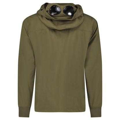 Cp Company 001A Shell-R Goggle Jacket In Ivy Green
